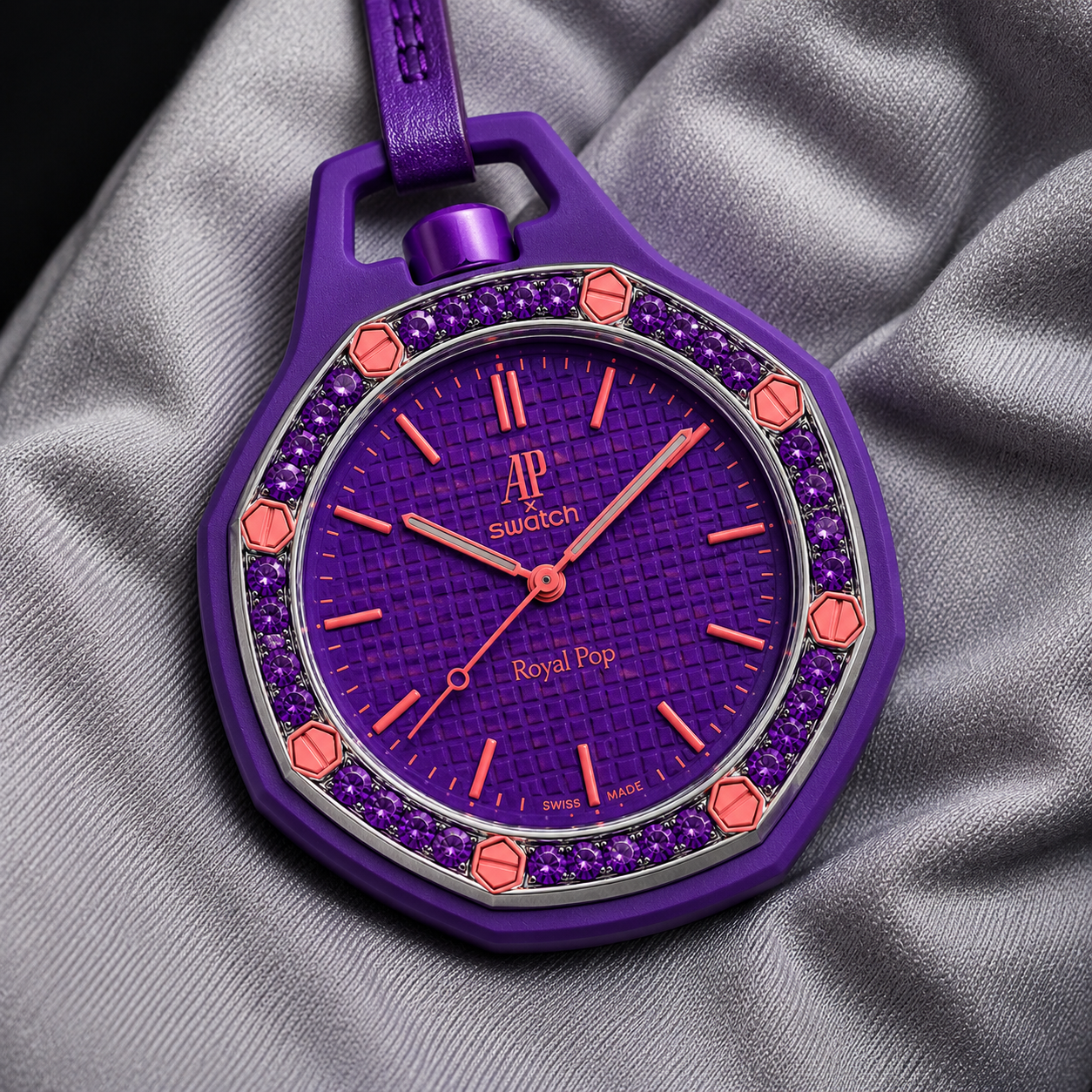 PURP CORAL AP BEZEL – Johnny's Ice & Co