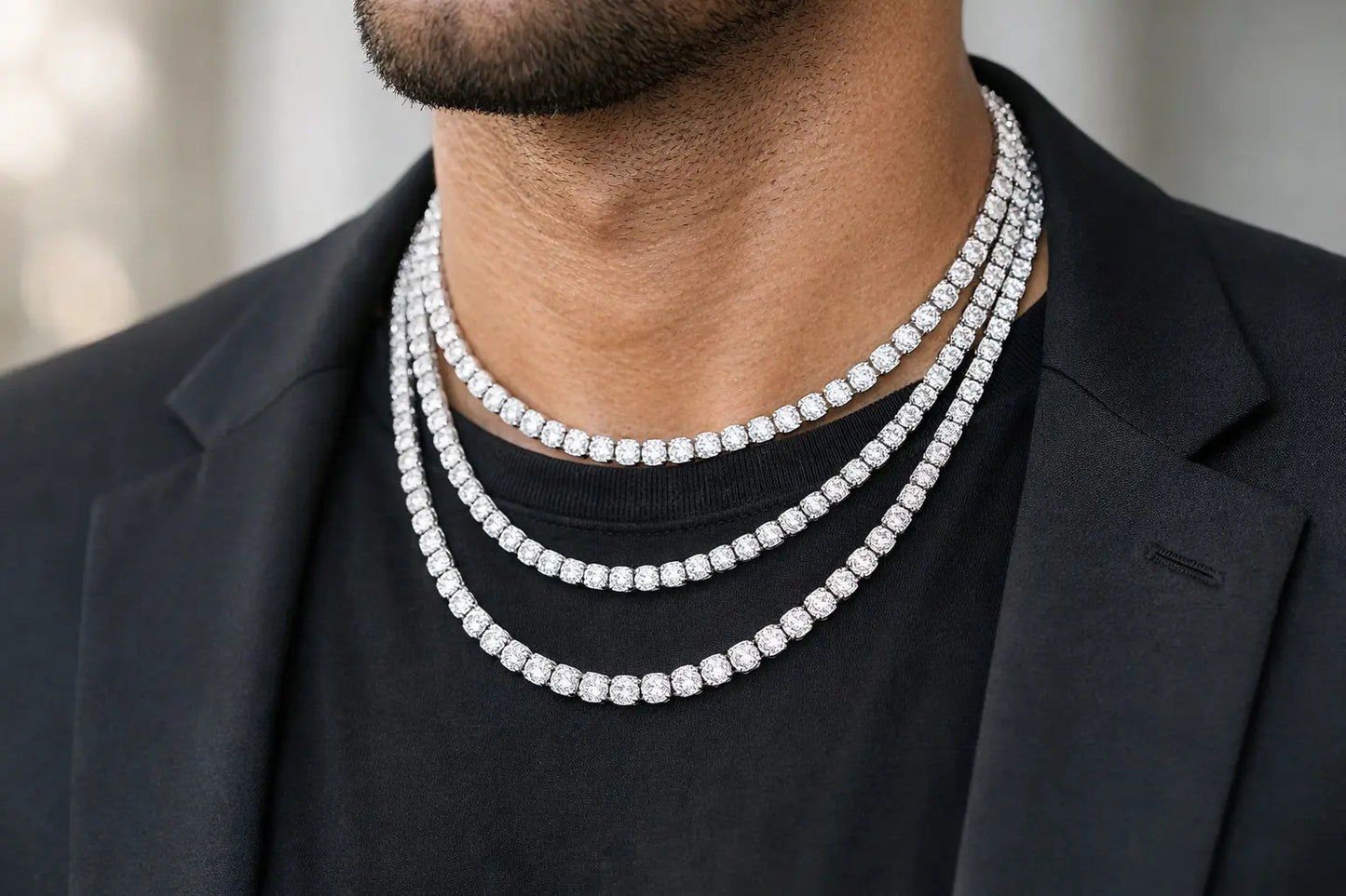 How to Layer Tennis Chains Without Losing the Ice
