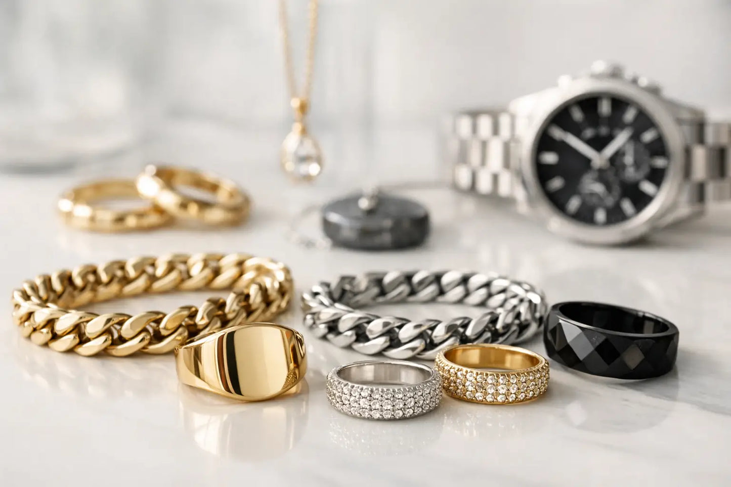 Guide to Jewelry Metal Types That Match Your Drip