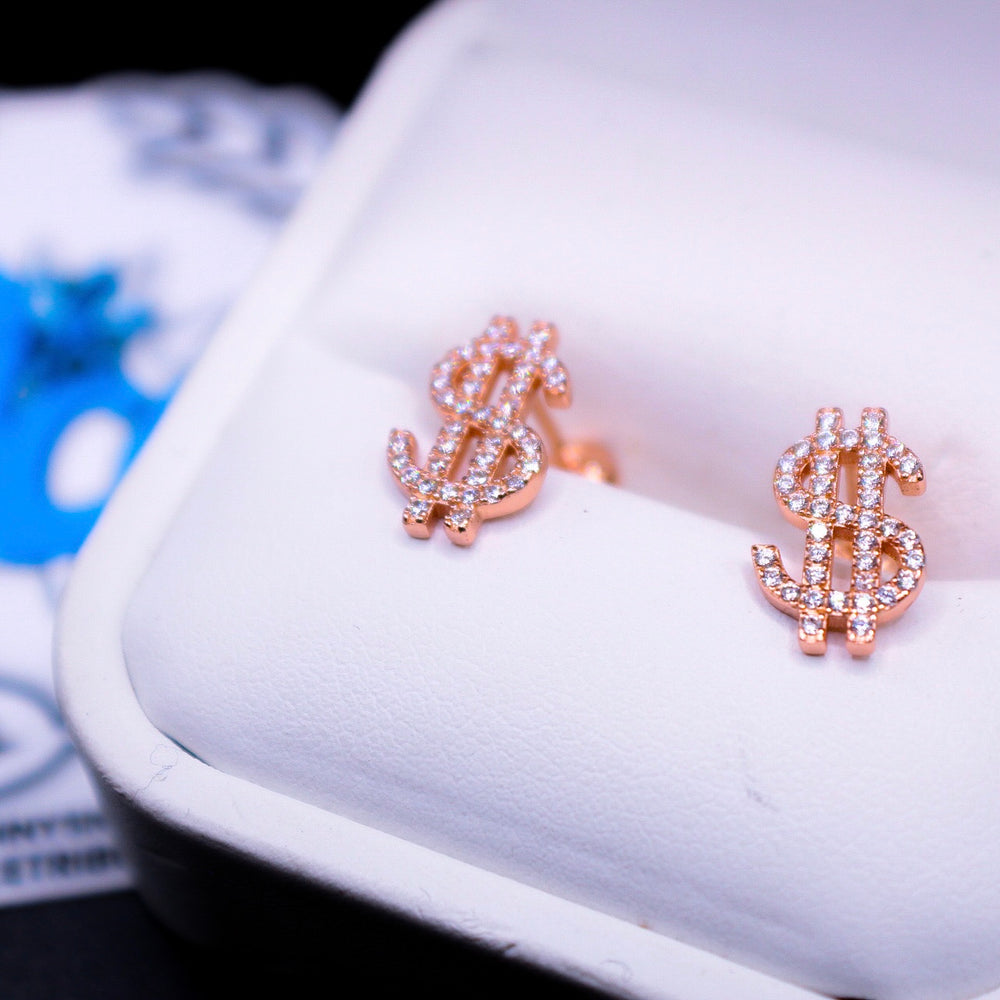 #JI-1190 Big Money Rose Earrings