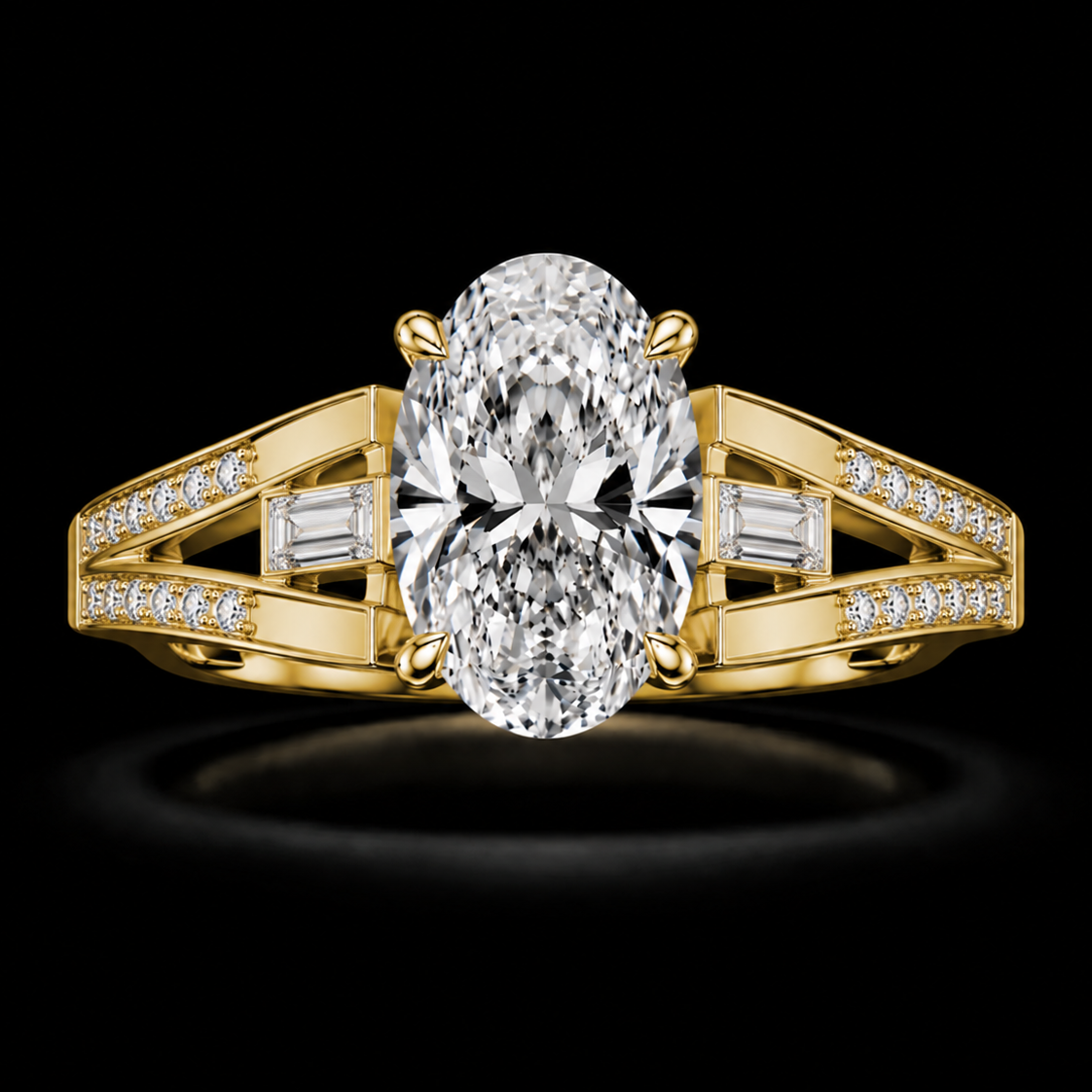 2 CT OVAL BOLT | Custom Rings Johnnysiceandco – Johnny's Ice & Co