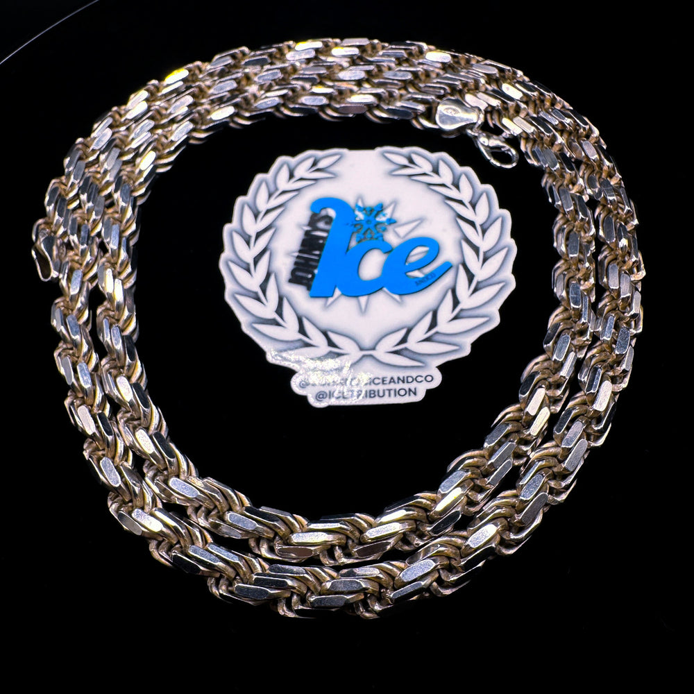 
                      
                        #JI-1165 .925 Silver Diamond Cut Rope Chain
                      
                    