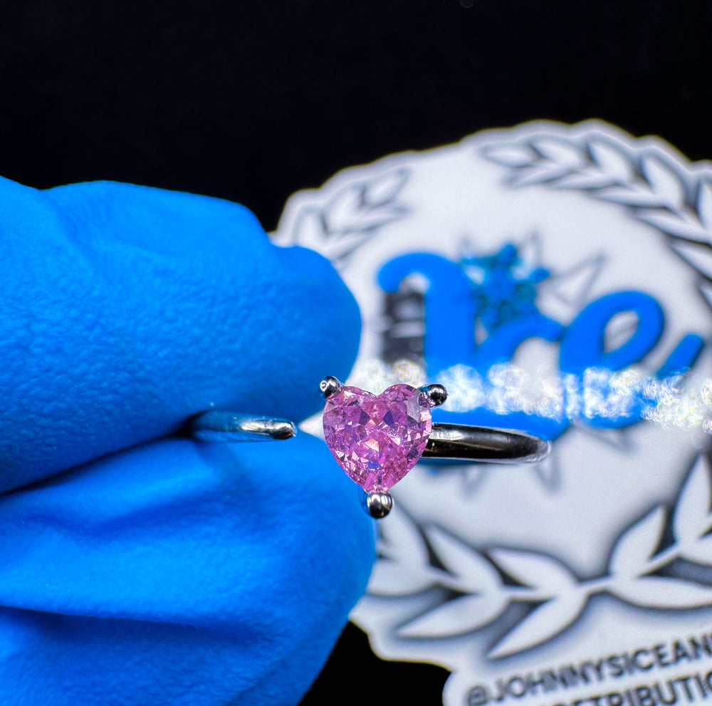 #JI-1146 Mini Pink Heart Ring