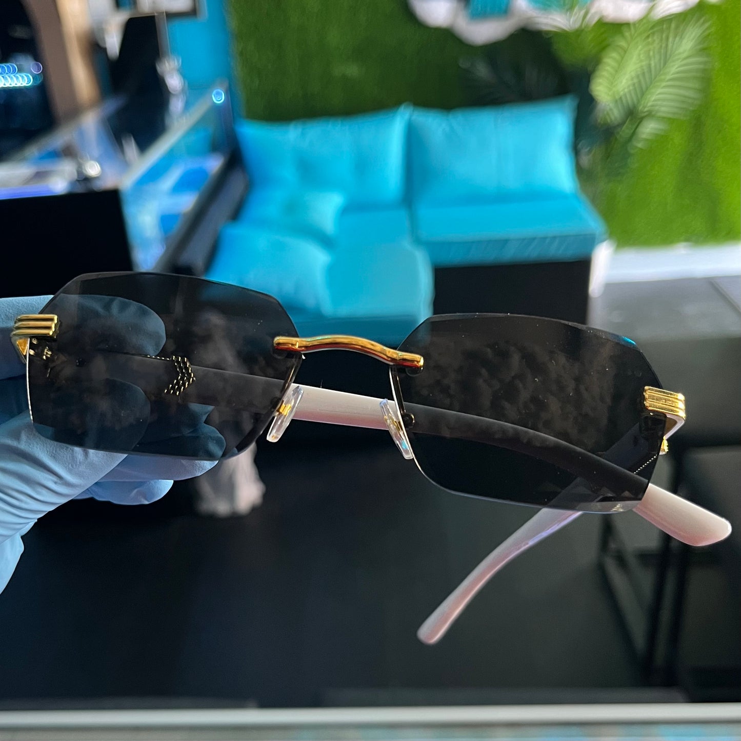 Buffs Marble Cartier Glasses White Buffs Glasses Clearance