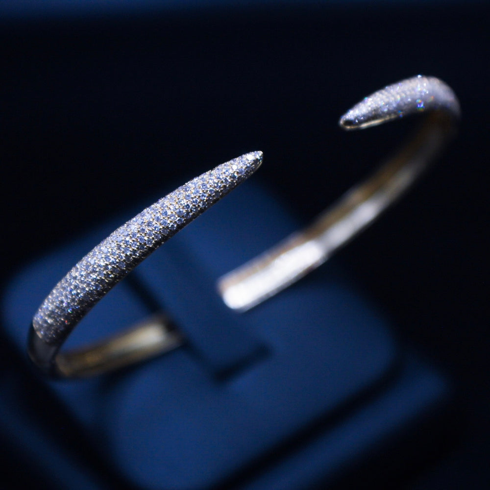 
                      
                        14k VS1 Diamond Cuff Bracelet
                      
                    