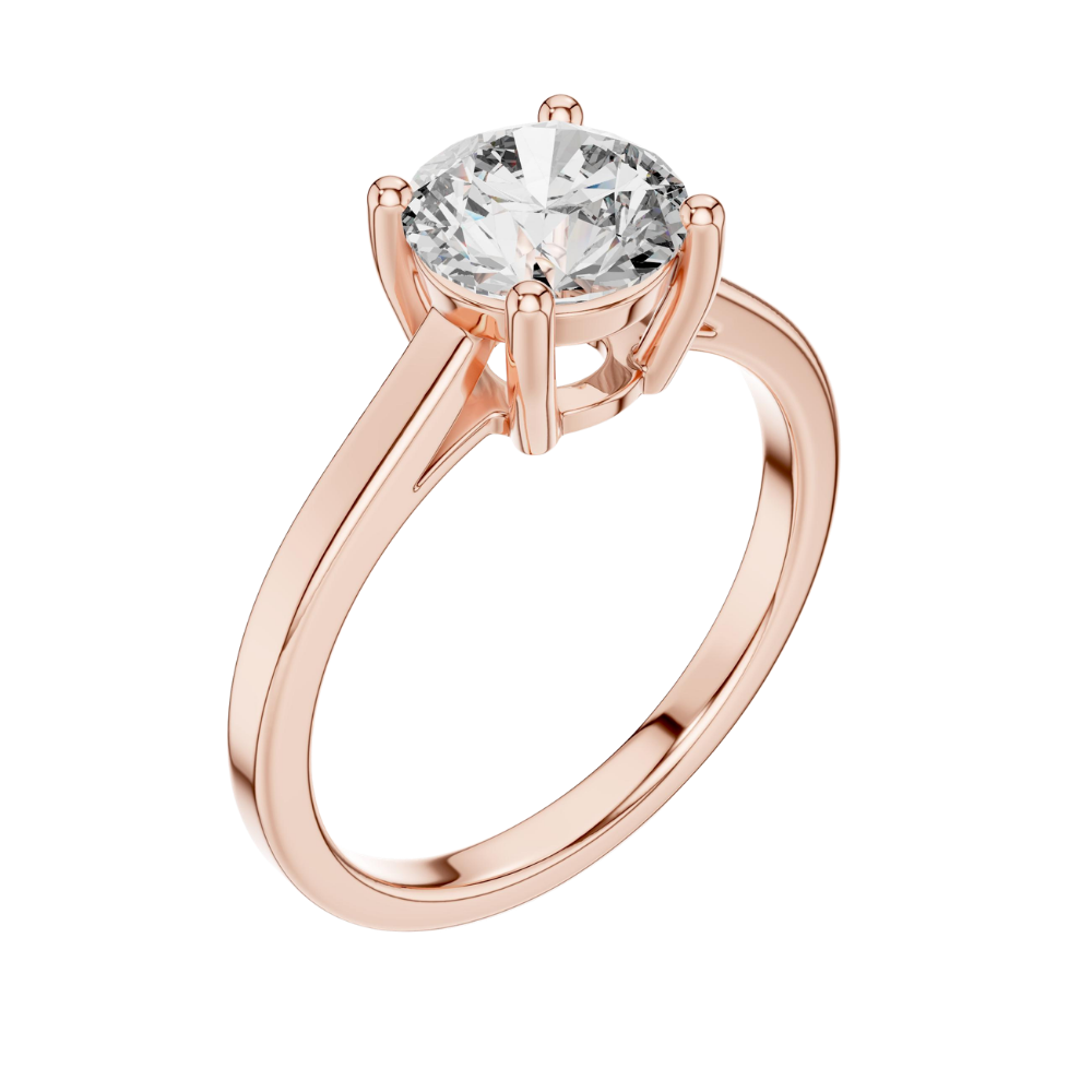 Close-up of Johnny's Ice & Co Engagement 01113 with intricate design details on a clear glass surface.