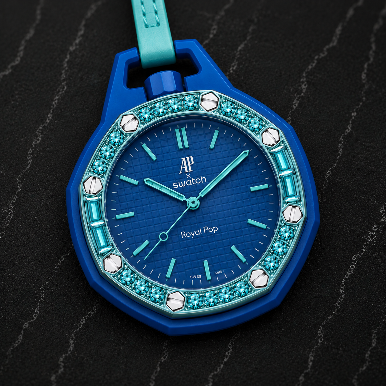 ROBIN EGG AP x SWATCH BEZEL V2 – Johnny's Ice & Co