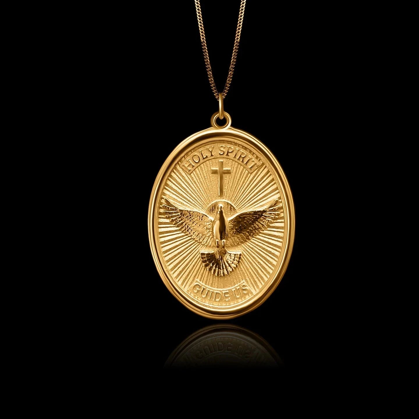 Holy Spirit Dove PENDANT | Custom Gold Jewelry – Johnny's Ice & Co