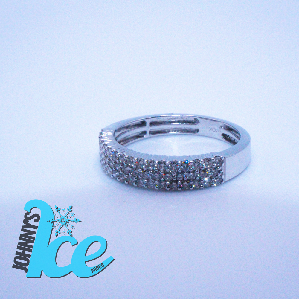 
                      
                        14K White Gold VS Diamond Band
                      
                    