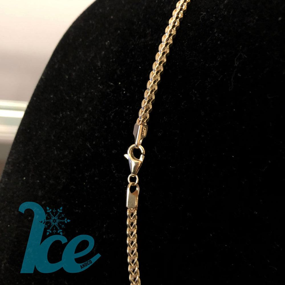 
                      
                        10k Yellow Gold Franco Link Chain
                      
                    