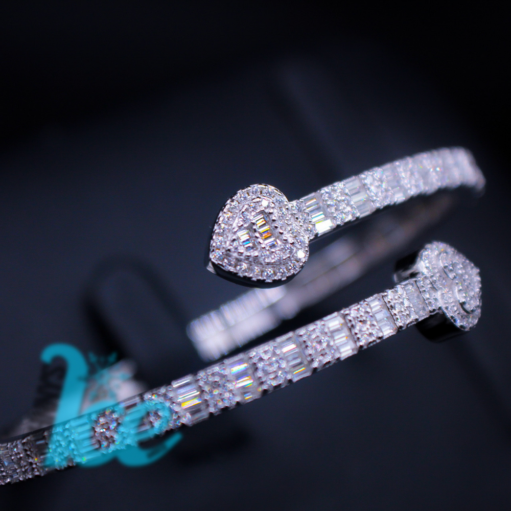 
                      
                        Baguette Heart Cufflink
                      
                    