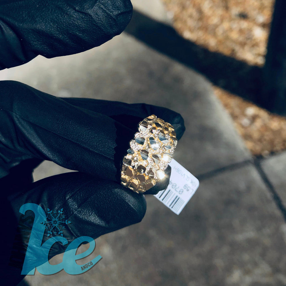 
                      
                        10k Yellow Gold Nugget Rings
                      
                    