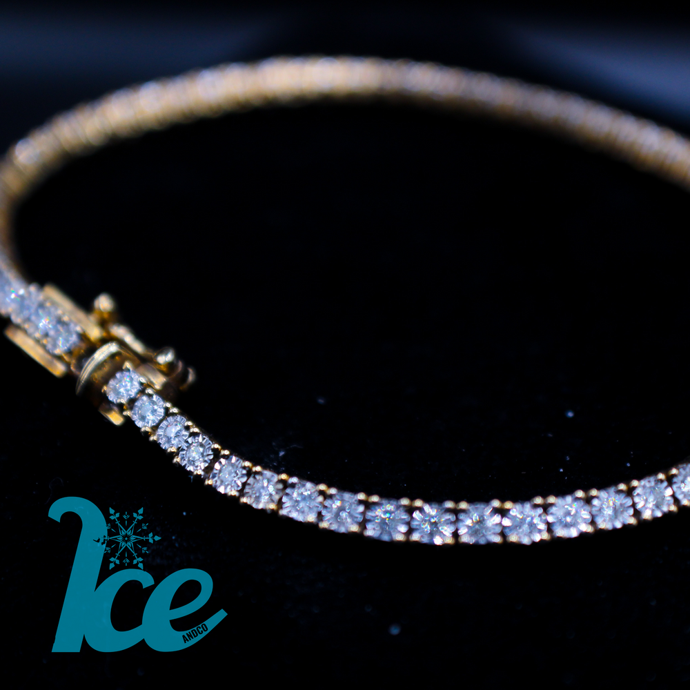 
                      
                        10k Solid Gold Tennis Bracelets
                      
                    