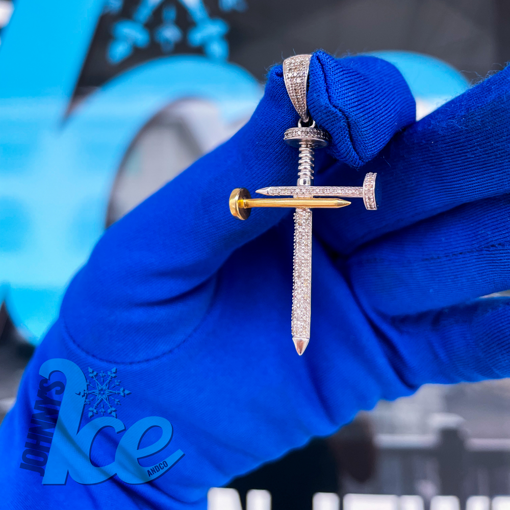 
                      
                        10K Solid 2 Tone Nail Cross
                      
                    