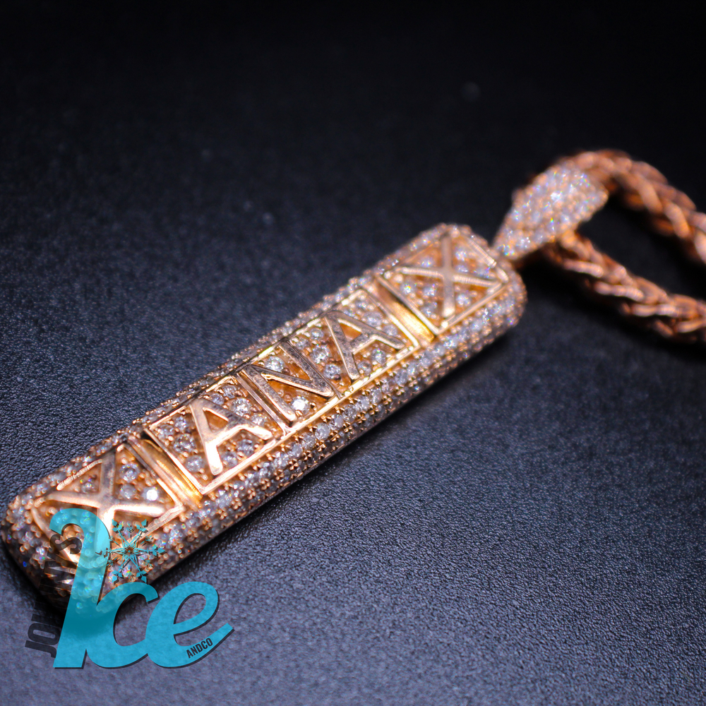 
                      
                        10k Rose Gold "XANAX" Pendant
                      
                    